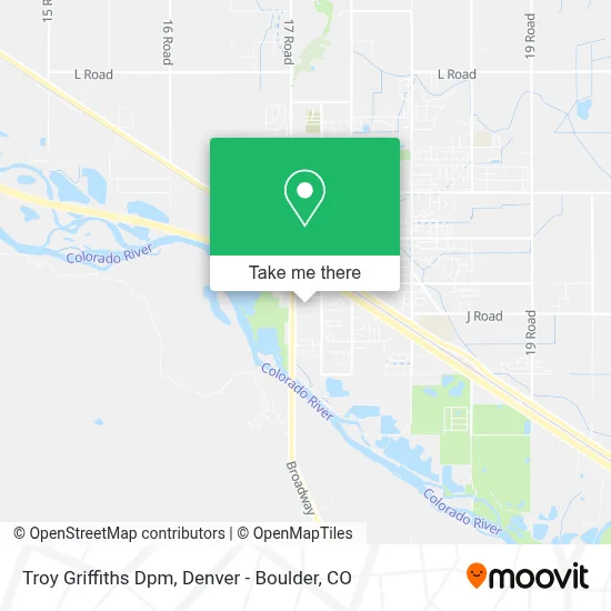 Troy Griffiths Dpm map
