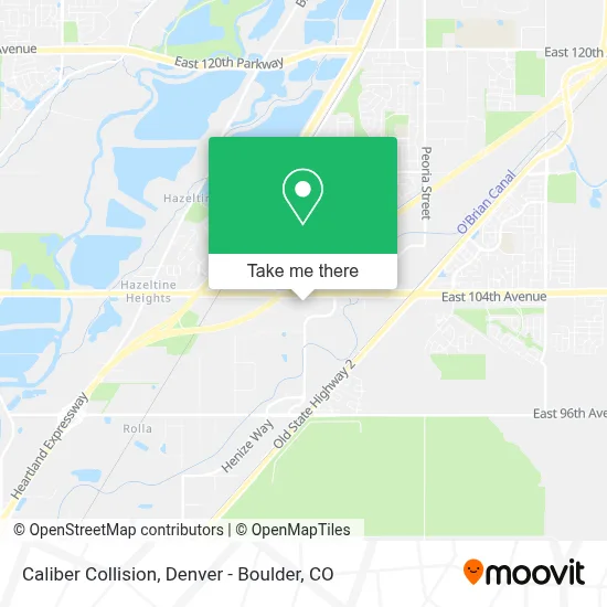 Caliber Collision map