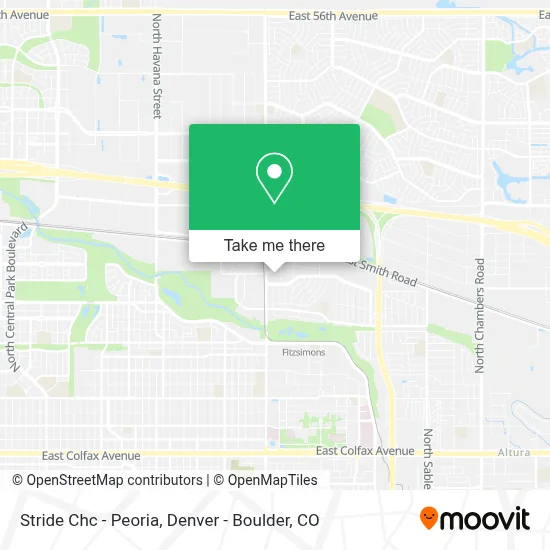 Stride Chc - Peoria map