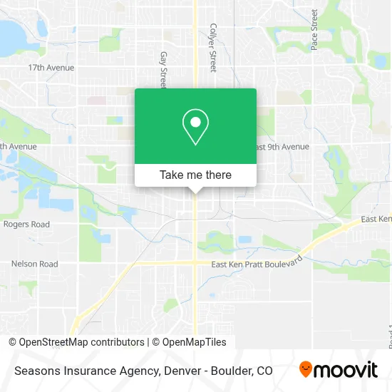 Seasons Insurance Agency map