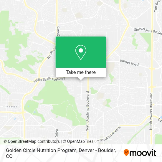 Golden Circle Nutrition Program map