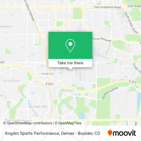 Kngdm Sports Performance map