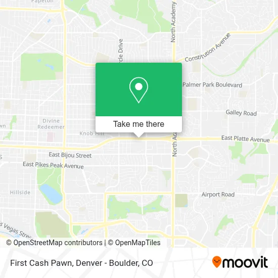 First Cash Pawn map
