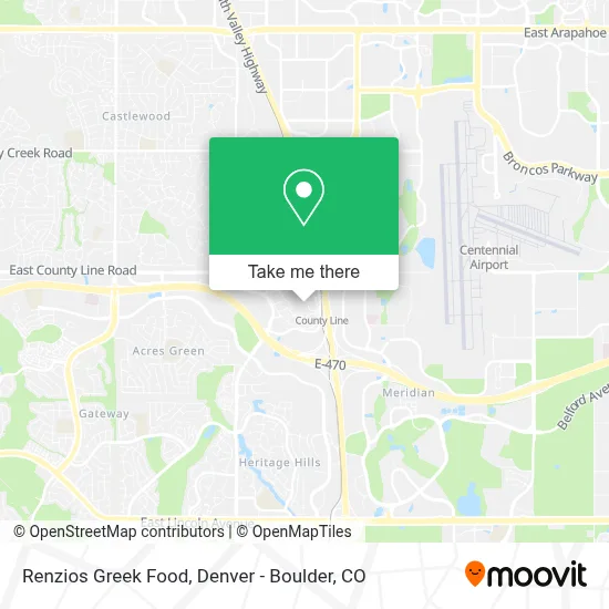 Renzios Greek Food map