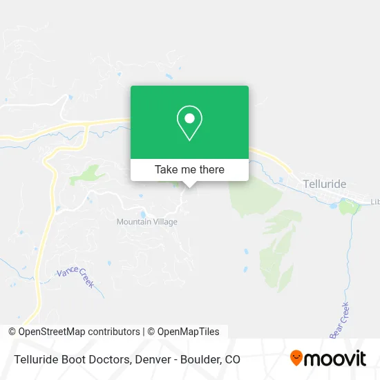 Telluride Boot Doctors map
