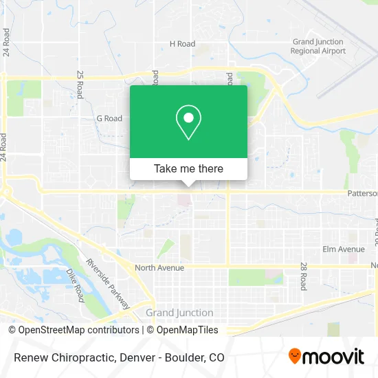 Renew Chiropractic map
