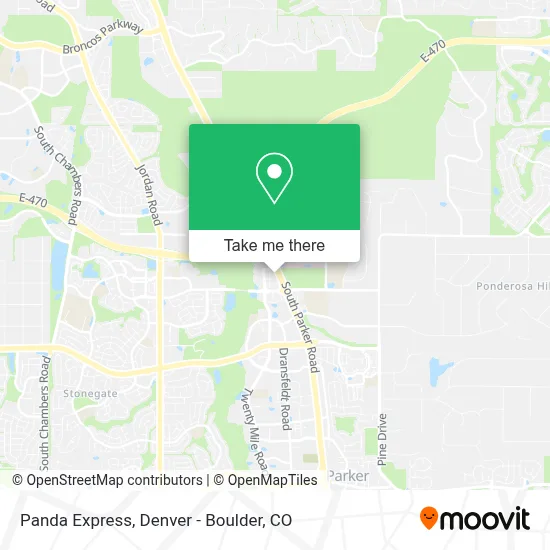 Panda Express map