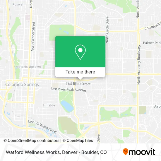 Watford Wellness Works map