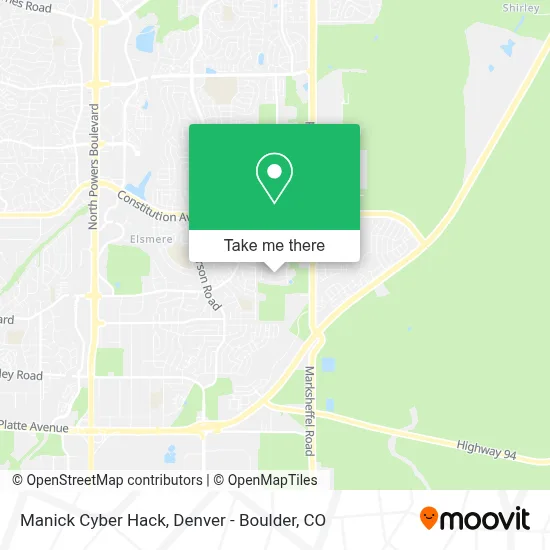 Manick Cyber Hack map