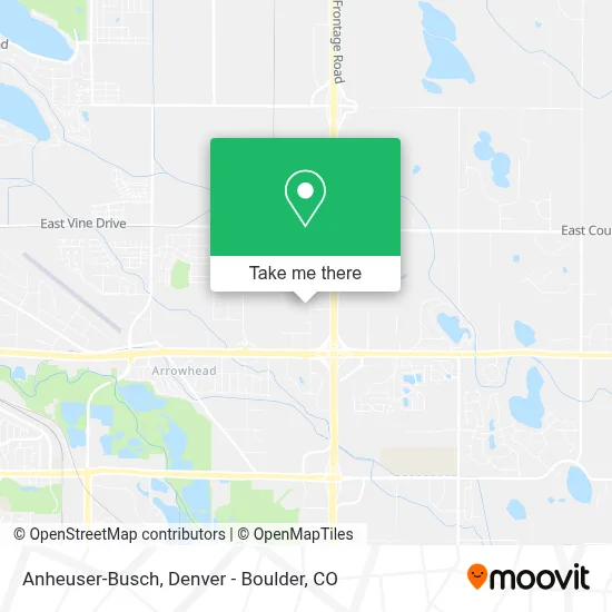 Anheuser-Busch map