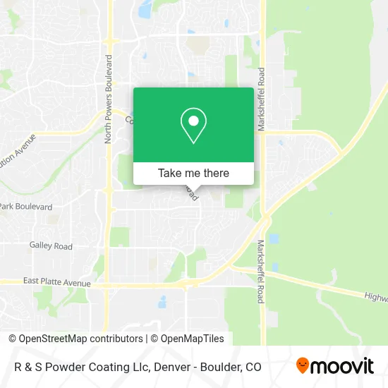 R & S Powder Coating Llc map