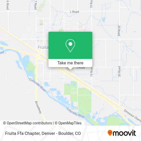 Fruita Ffa Chapter map