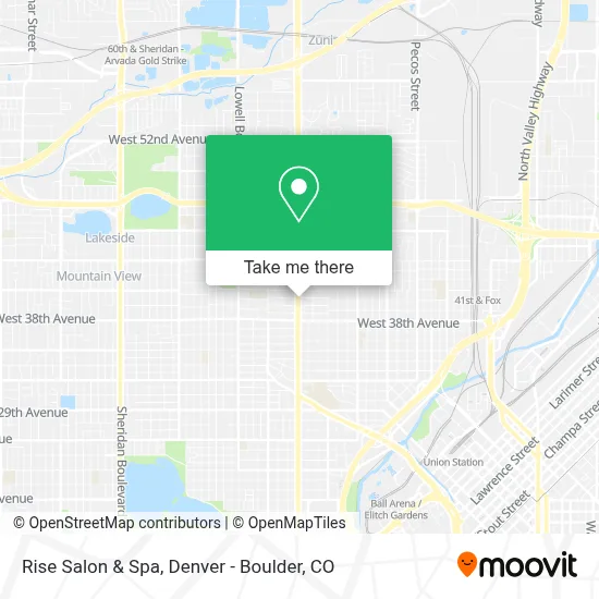 Rise Salon & Spa map