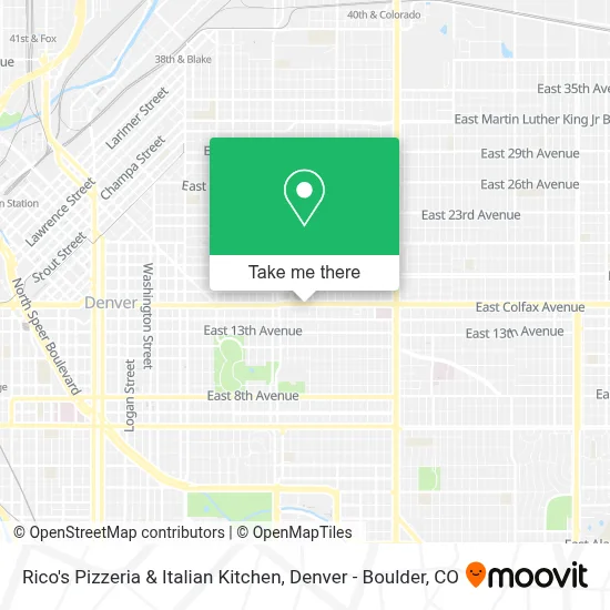 Rico's Pizzeria & Italian Kitchen map