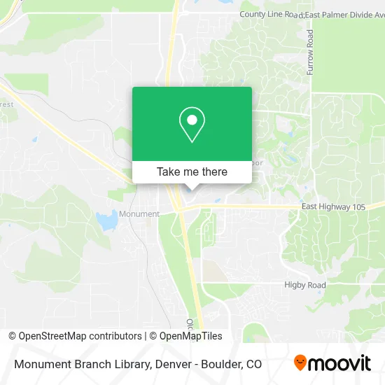 Monument Branch Library map