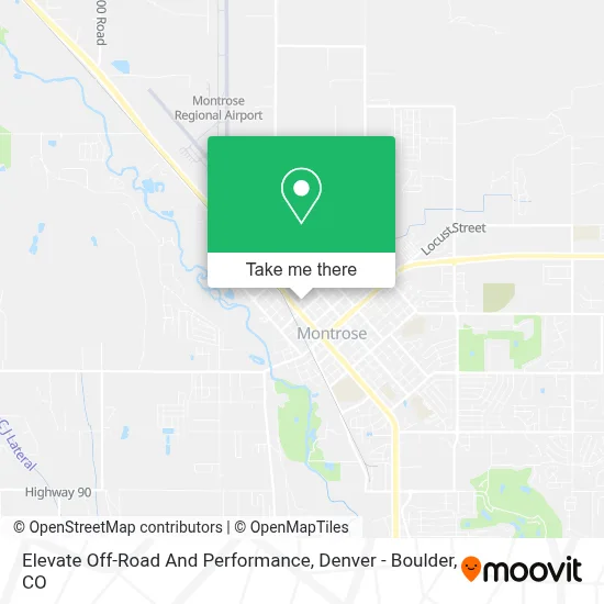 Elevate Off-Road And Performance map