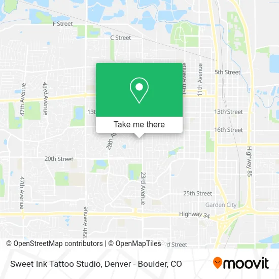 Sweet Ink Tattoo Studio map