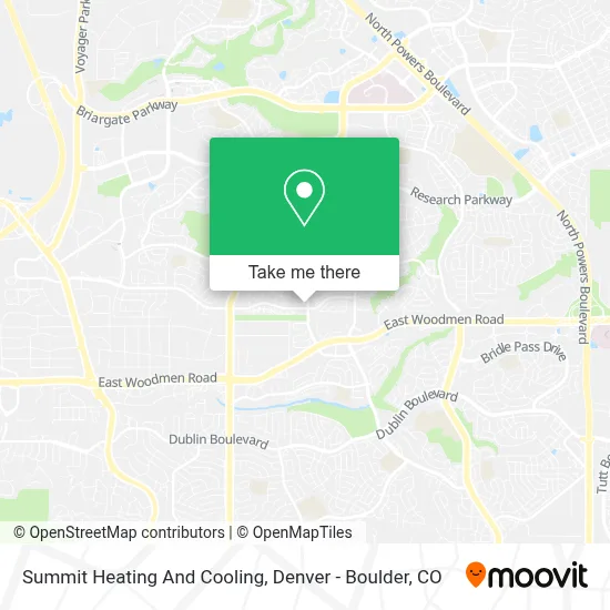 Summit Heating And Cooling map