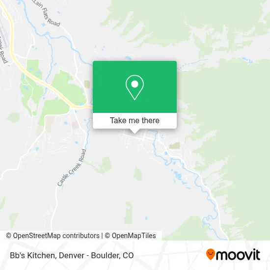 Bb's Kitchen map