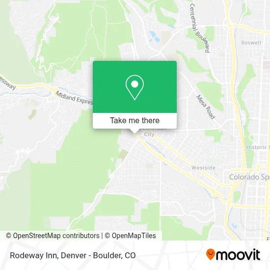 Rodeway Inn map