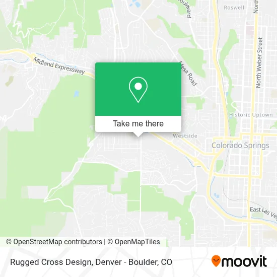 Rugged Cross Design map