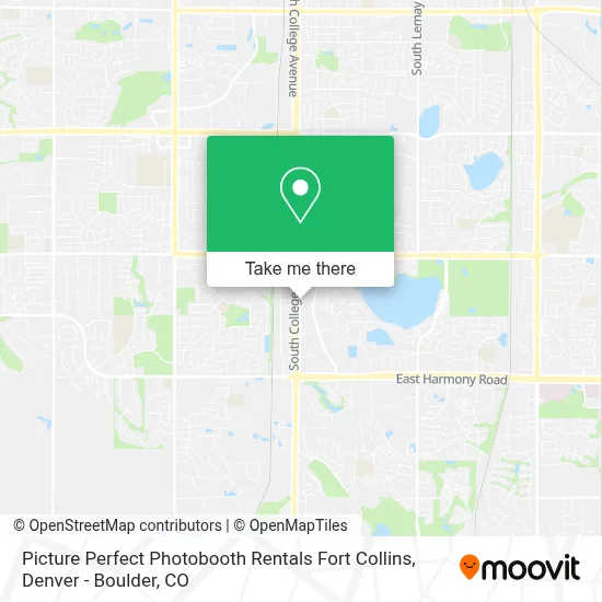 Picture Perfect Photobooth Rentals Fort Collins map
