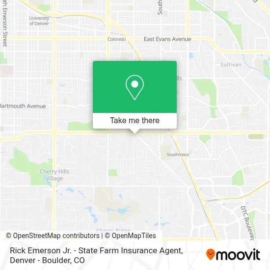 Rick Emerson Jr. - State Farm Insurance Agent map