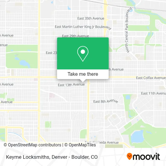 Keyme Locksmiths map