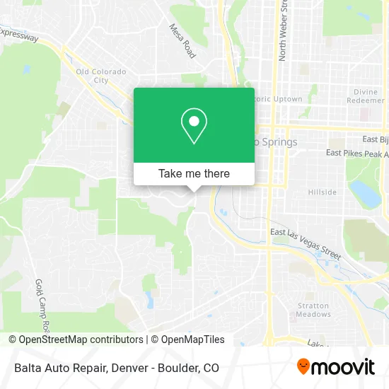 Balta Auto Repair map