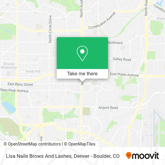 Lisa Nails Brows And Lashes map