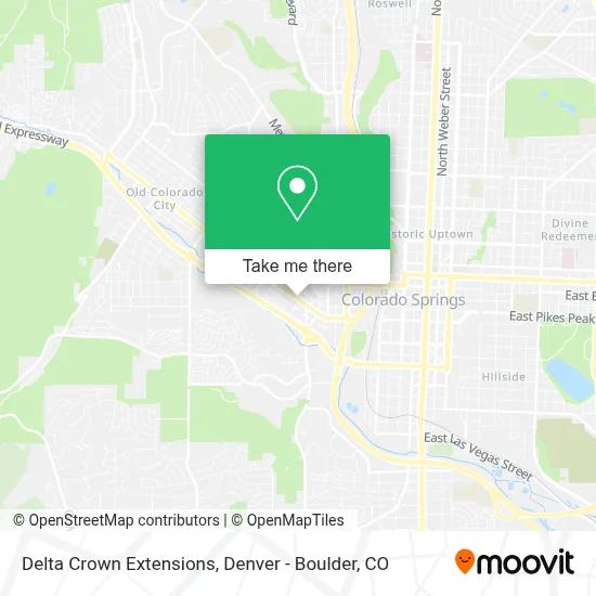 Delta Crown Extensions map