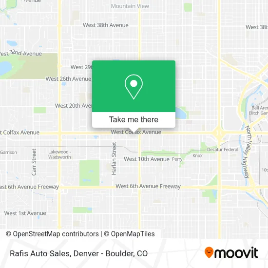 Rafis Auto Sales map
