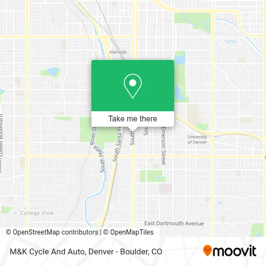 M&K Cycle And Auto map