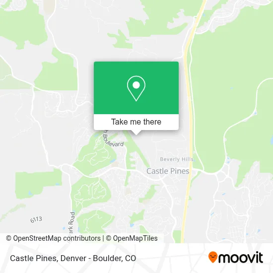 Castle Pines map