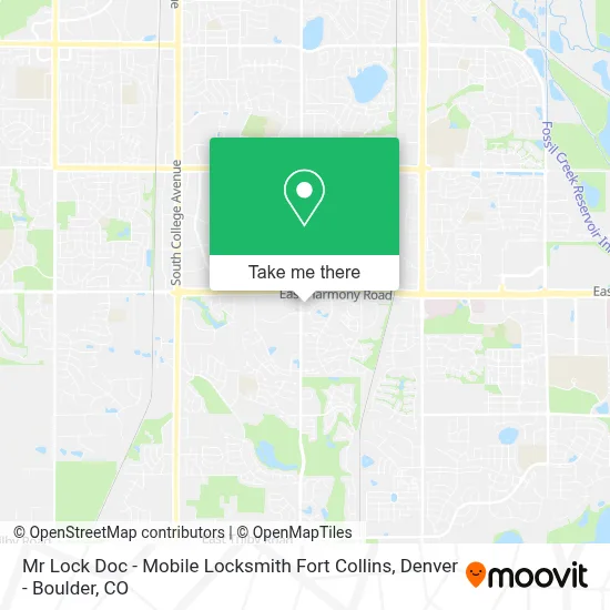 Mr Lock Doc - Mobile Locksmith Fort Collins map