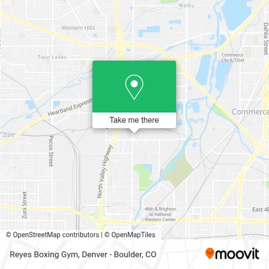 Reyes Boxing Gym map