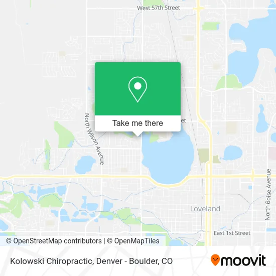 Kolowski Chiropractic map