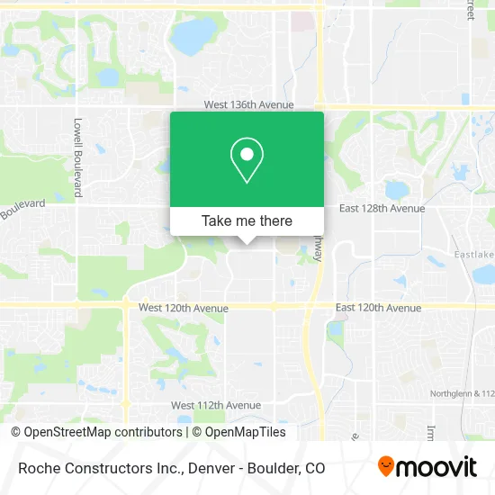 Roche Constructors Inc. map
