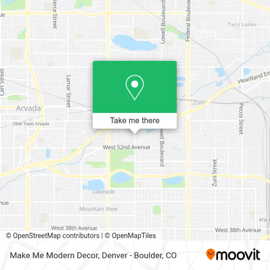 Make Me Modern Decor map