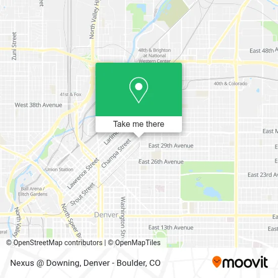 Nexus @ Downing map