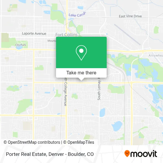 Porter Real Estate map