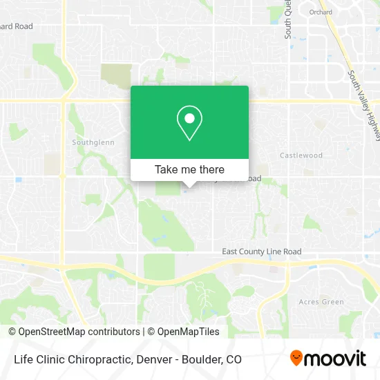 Life Clinic Chiropractic map