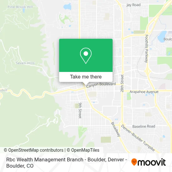 Rbc Wealth Management Branch - Boulder map