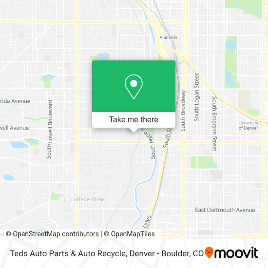 Teds Auto Parts & Auto Recycle map