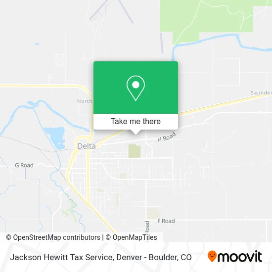 Jackson Hewitt Tax Service map