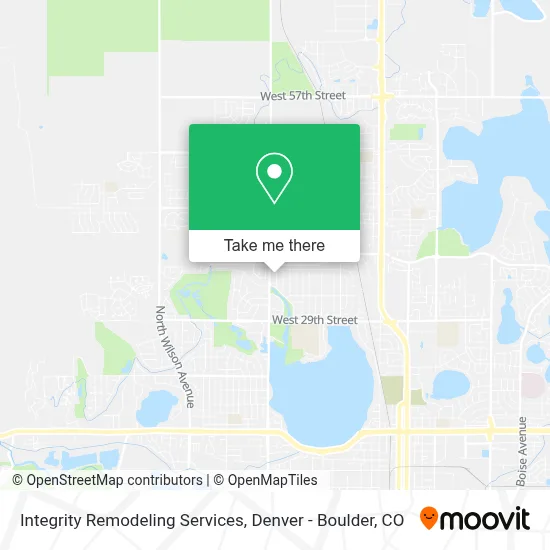 Integrity Remodeling Services map