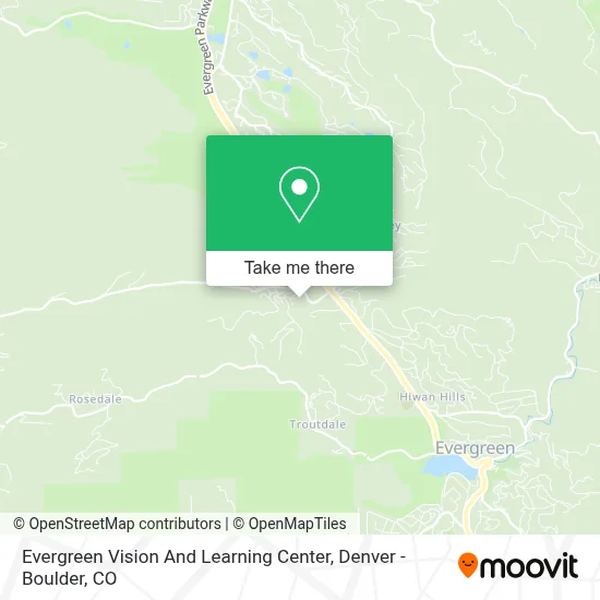 Evergreen Vision And Learning Center map