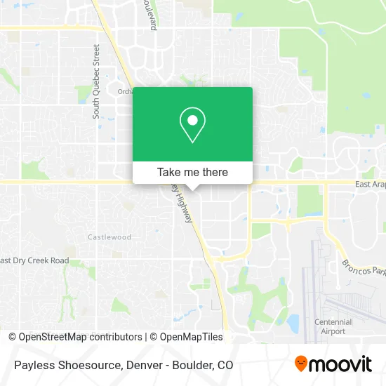 Payless Shoesource map