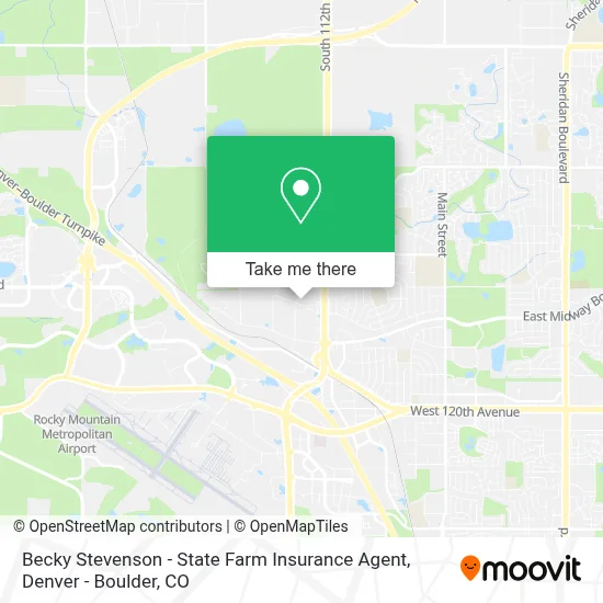 Becky Stevenson - State Farm Insurance Agent map