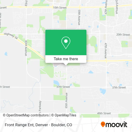Front Range Ent map